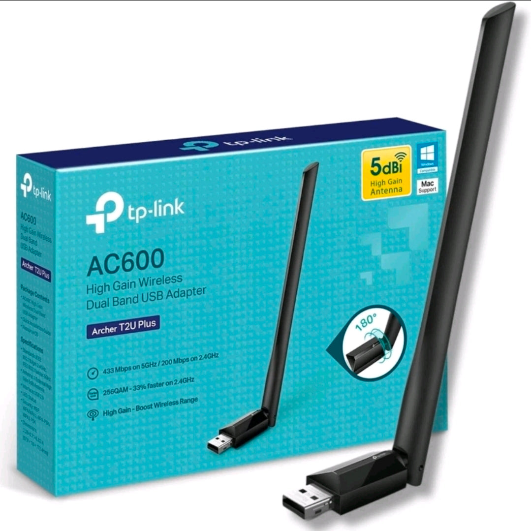 TP-Link Archer T2U Plus WiFi Dongle WiFi USB