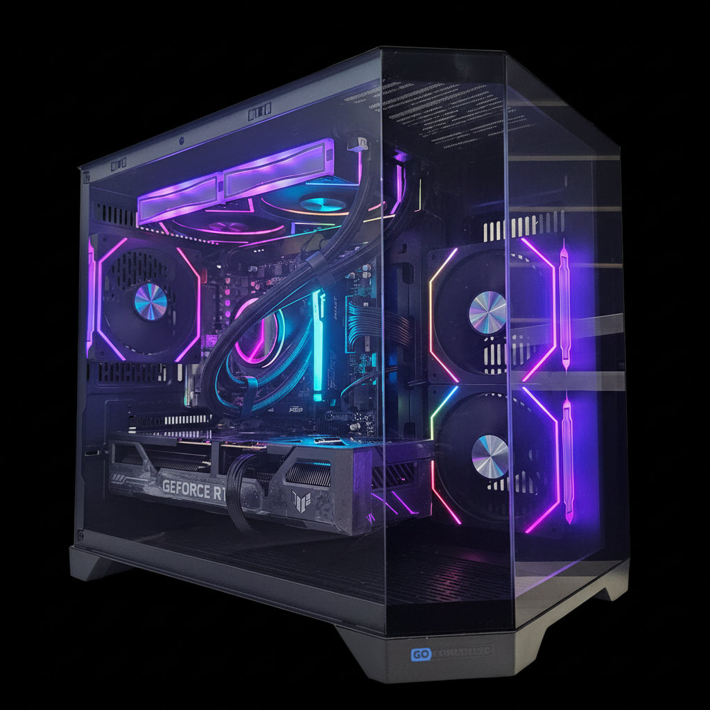 Gaming PC with RTX 5060 and Ryzen 5 8400F
