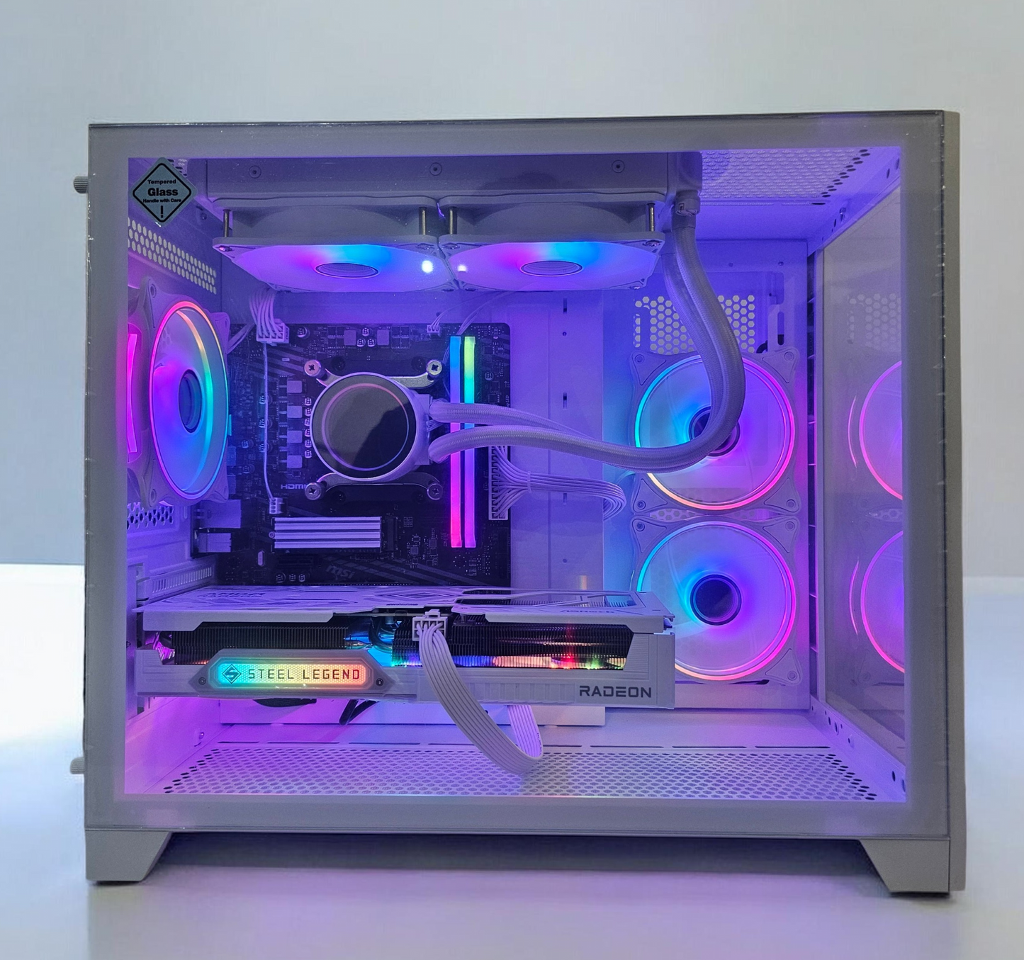 Gaming PC with Ryzen 5 and RX 9060XT