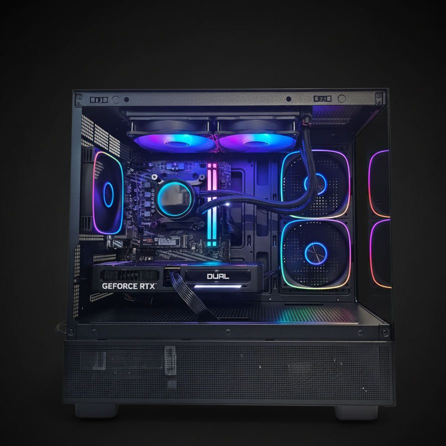 Gaming PC with RTX 5060 and Ryzen 5